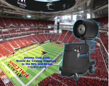 Power Breezer for Sale Atlanta Cool Zone Power Breezer at Mercedes Benz Stadium